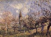 Alfred Sisley Orchard in Sping-By oil painting picture wholesale